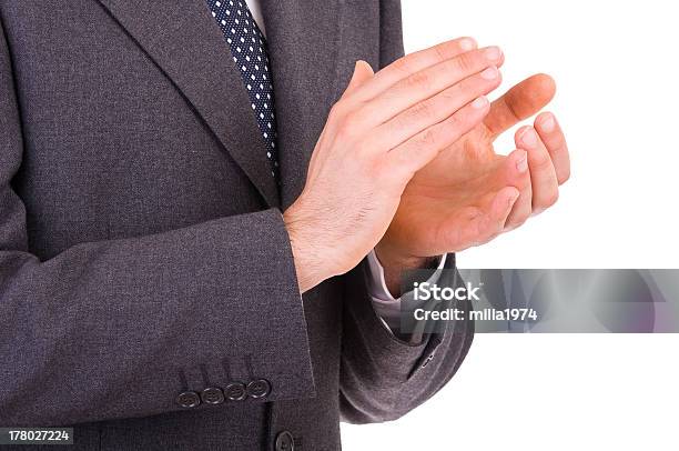 Foto de Empresário Clapping Suas Mãos e mais fotos de stock de Acordo - Acordo, Adulto, Animar