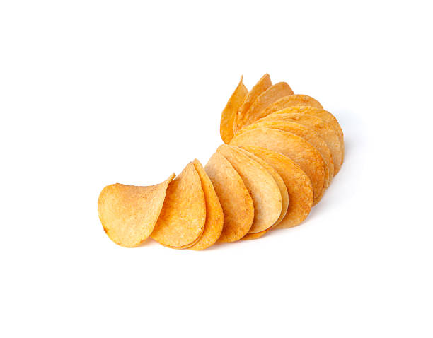 istock potato chips are a semi-circle on  white background 178028033
