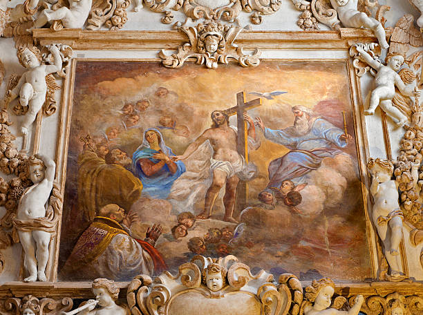 istock Palermo - Holy Trinity from La chiesa del Gesu 178030397
