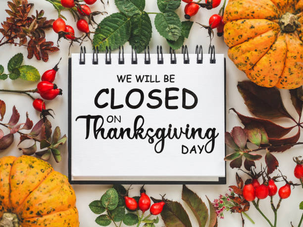istock Signboard with the inscription We will be closed 1780305628