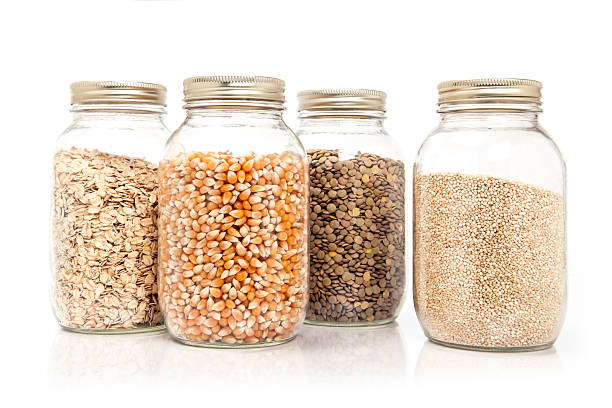 istock Mason Jars filled with dried grains 178030577