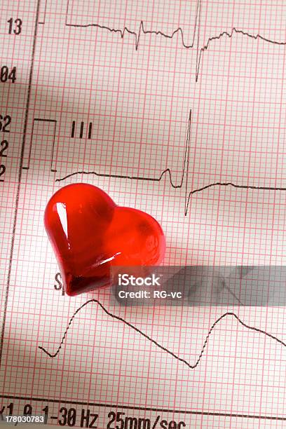 Foto de Ecg Electrocardiogram e mais fotos de stock de Analisar - Analisar, Computação Gráfica, Coração Humano