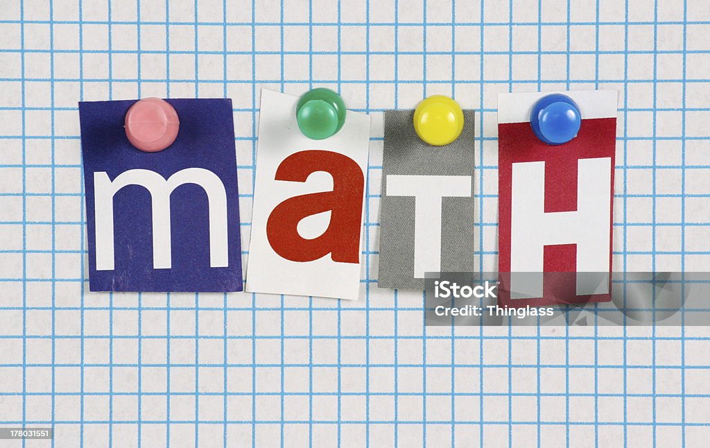 Mathematik oder Mathematik - Lizenzfrei Akademisches Lernen Stock-Foto