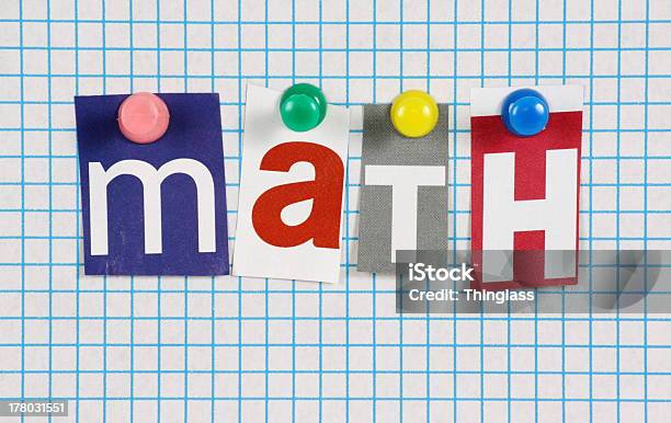 Matematyki Lub Maths - zdjęcia stockowe i więcej obrazów Alfabet - Alfabet, Bez ludzi, Fotografika