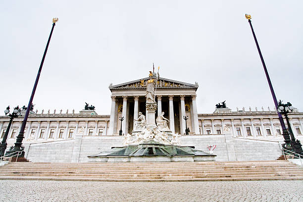 istock statue Athene in front of Parliament, Vienna 178031875