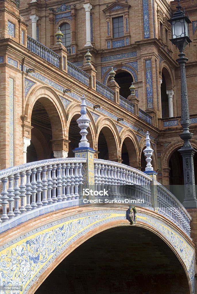 Plaza de España en Sevilla - Foto de stock de Aire libre libre de derechos