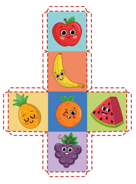 Vector illustration of Fruit Game