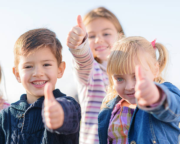 istock Children Showing Thumb Up Sign 178034330
