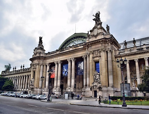 July 7, 2023, Paris. (France). Grand Palais des Champs-Élysées (English: Great Palace of the Elysian Fields), commonly known as the Grand Palais