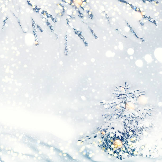 istock Landscape. Frozen winter forest with snow covered trees. 1780363699
