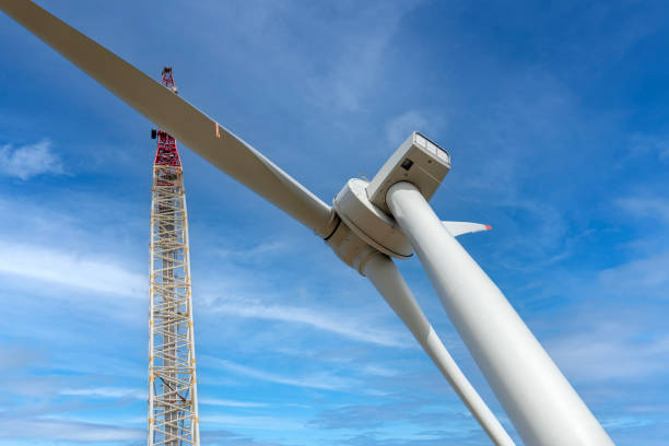 istock Installation of wind turbine 1780373683