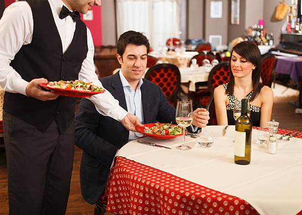 istock Waiter serving sea food 178039444