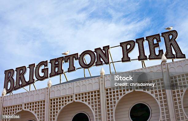 Brighton Pier Stock Photo - Download Image Now - Brighton Palace Pier, Architecture, Blue