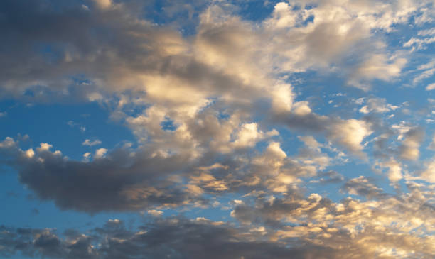 istock Beautiful bright summer sunset sky with clouds. Nature sky  background. 1780414427