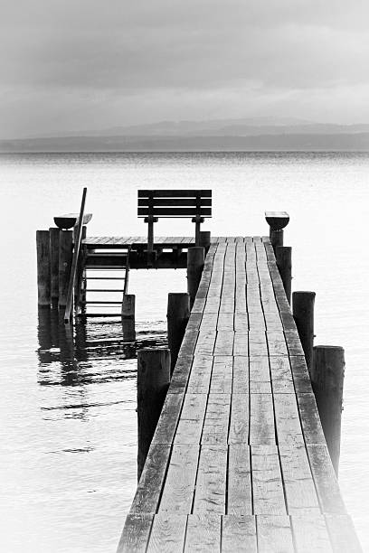 istock Pier with bench at the Ammersee 178042015