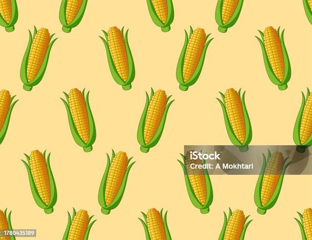 Corn Image Pattern Corn Seamless Pattern Texture Stock Illustration - Download Image Now ...