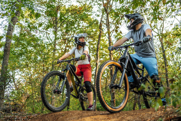 istock Mountain biker couple ready for an adventure 1780445560