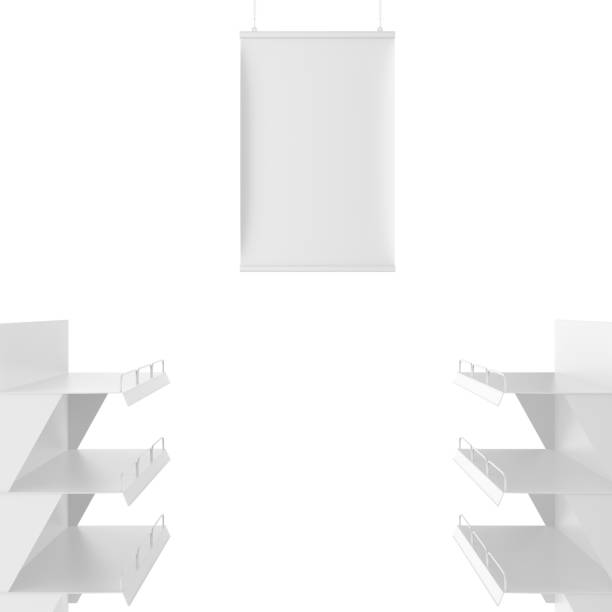 istock Supermarket Hanging Banner blank template 1780446102