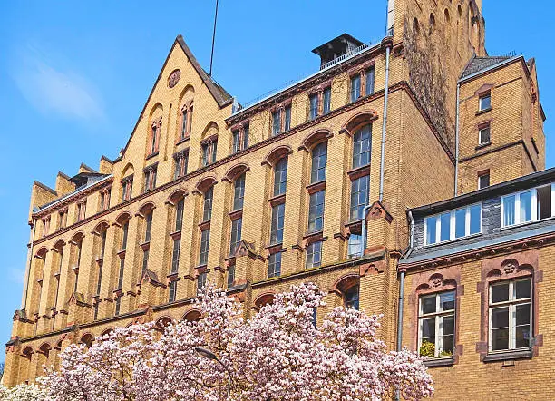 Main building (Wilhelm Roepke House) for Economics and Business Admin including Library, Deanship and Statistics at Marburg University, Germany