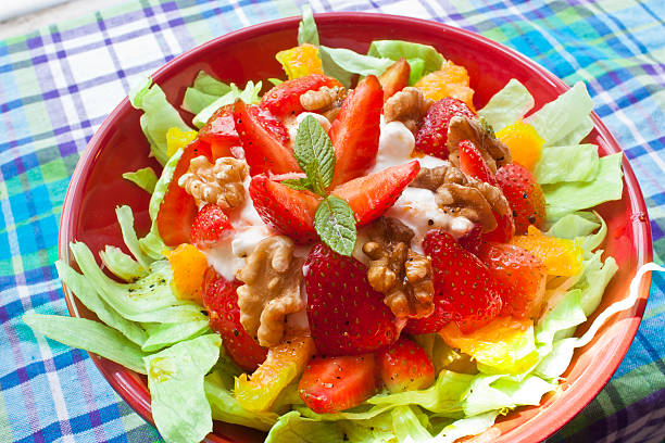 istock Strawberry delight salad 178046812