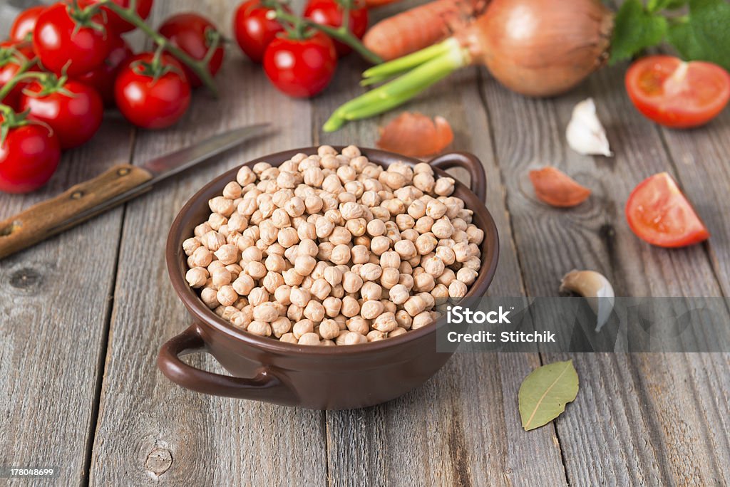 Raw chick pea for cooking Chick-Pea Stock Photo