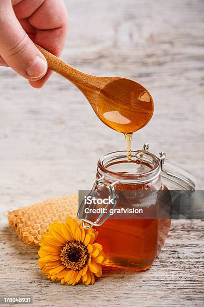 Honey Stock Photo - Download Image Now - Cooking Pan, Drinking Glass, Drop