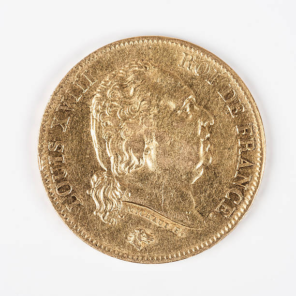 istock gold coin with Louis XVIII 178049391