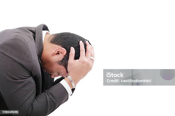 Depressed Business Man Stock Photo - Download Image Now - Accidents and Disasters, Adult, Adults Only