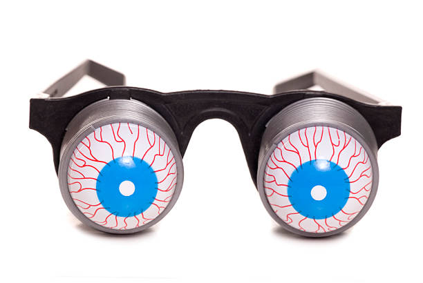 очки boggled eyed - novelty glasses стоковые фото и изображения