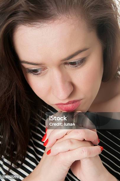 Young Woman Praying Stock Photo - Download Image Now - Adolescence, Adult, Adults Only