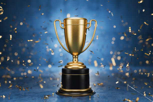 istock Winner certificate. First place in a computer game. Winner's Cup. Achievements. Victory. Goal achievement concept. Best in Class Trophy Award. Top Performance Award. 3D render. 1780510171