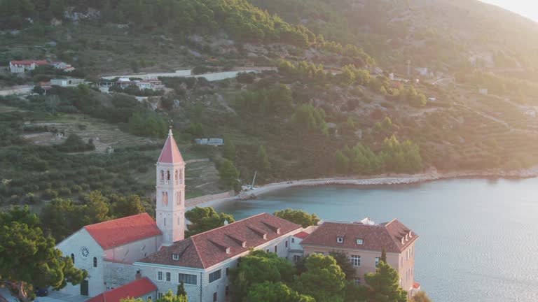 Dominican church at the coast of Brac in Croatia