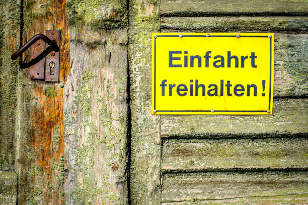 istock no parking sign in germany - translation: no parking 1780523761