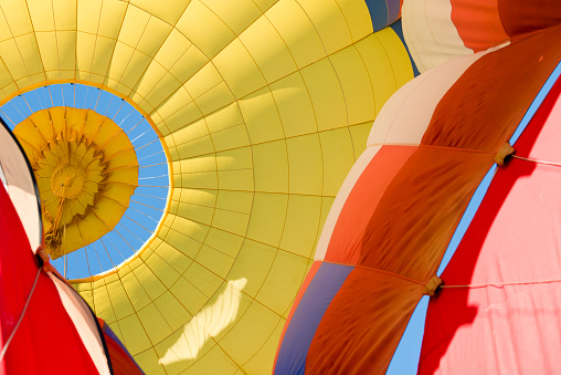 The great tourist attraction of Cappadocia - balloon flight. Cappadocia is known around the world as one of the best places to fly with hot air balloons. Goreme, Cappadocia, Turkey”