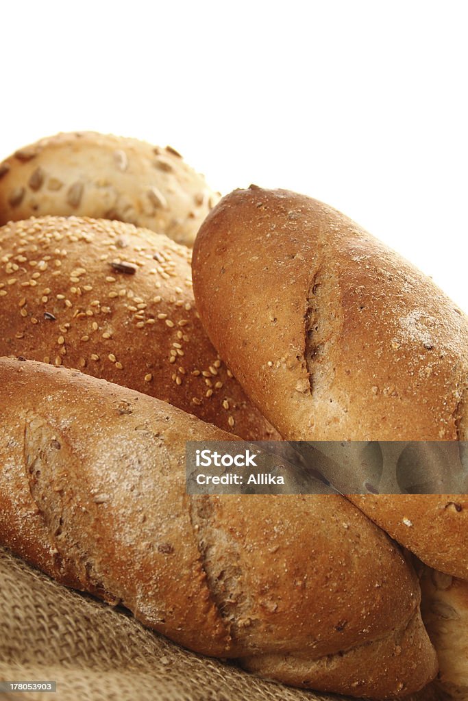 Isolado pão - Foto de stock de Amarelo royalty-free