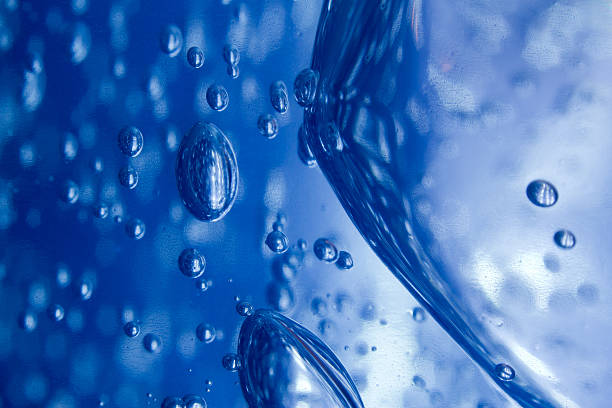 Blue Bubbles stock photo