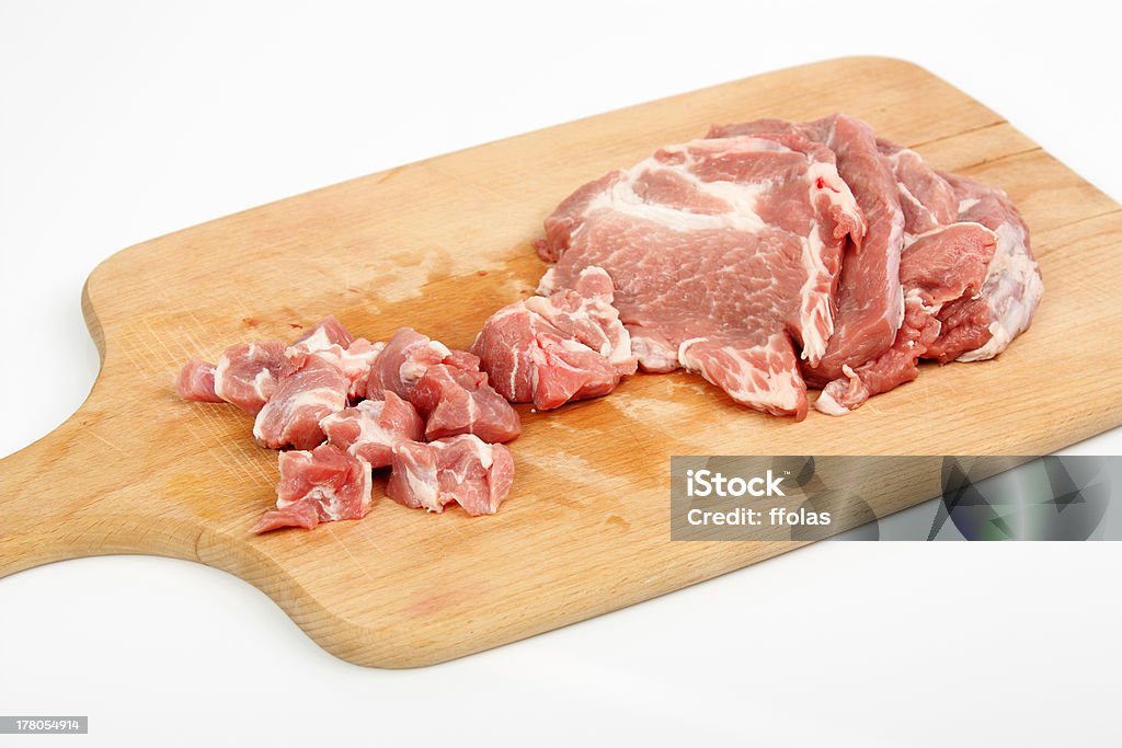 Cooking Pork Animal Neck Stock Photo