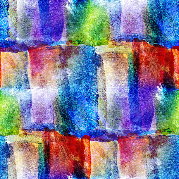 istock blue, green, red, cell seamless wallpaper watercolor abstract av 178055076