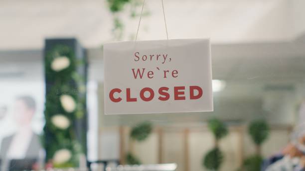 istock Closed clothing store in mall 1780560594