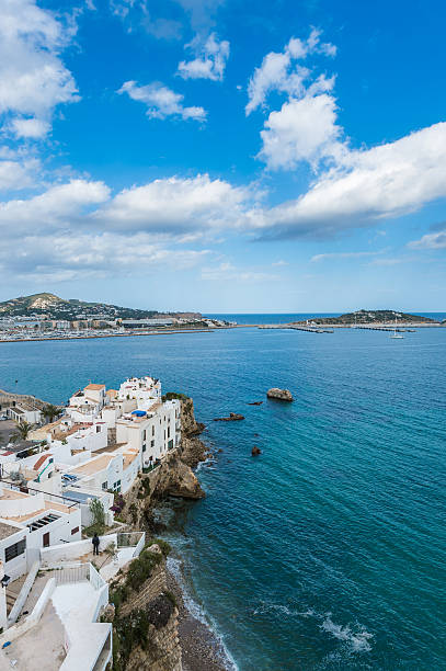 Ibiza Town and harbor, Balearic Islands, Spain
