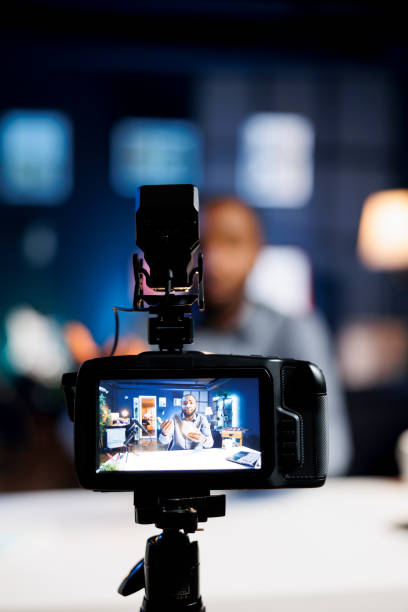 istock Camera used to film light bulb review 1780586771