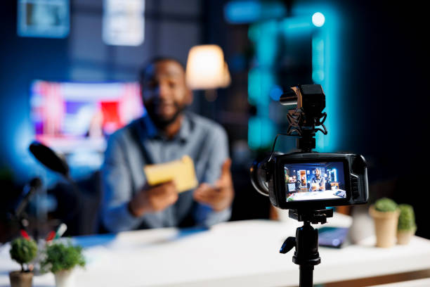 istock Camera used for filming book review 1780587358