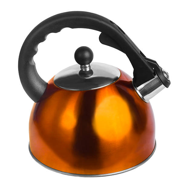 istock iron orange yellow kettle kitchen isolated on  white background 178058768