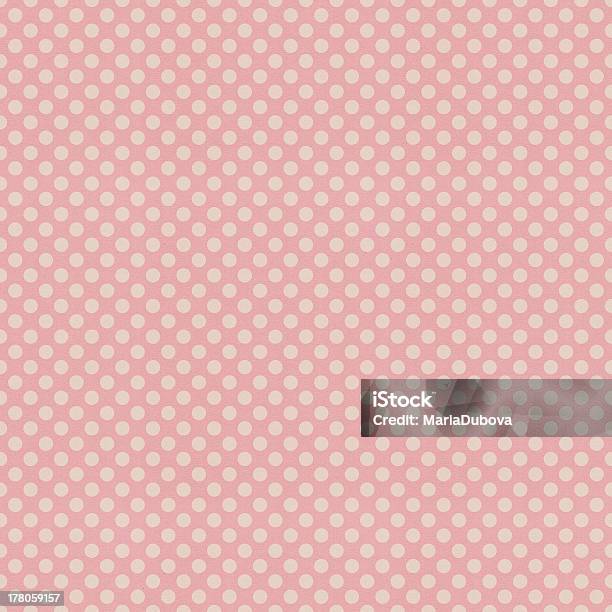 Бесшовный Розовый Горошек Паттен — стоковая векторная графика и другие изображения на тему Бесшовный узор - Бесшовный узор, Пятнистый, Абстрактный