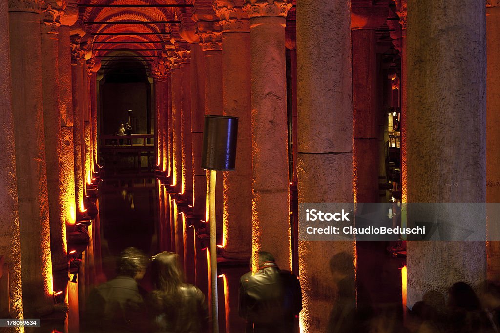 The Basilica Cistern The Basilica Cistern, Istanbul, Turkey. Basilica Cistern Stock Photo