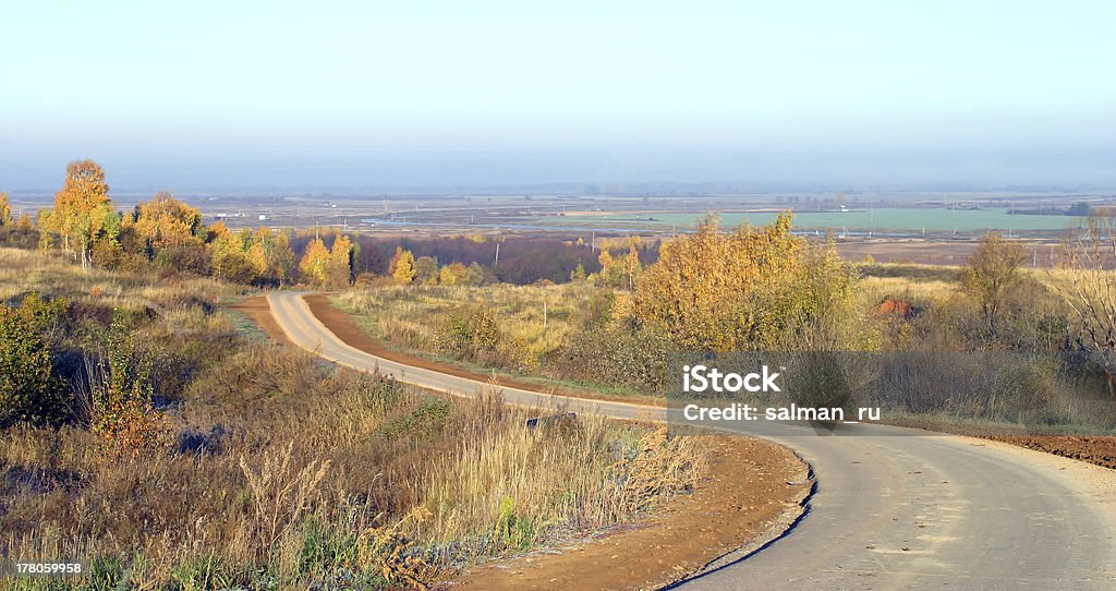 En direction de la route de Russie - Photo de Arbre libre de droits