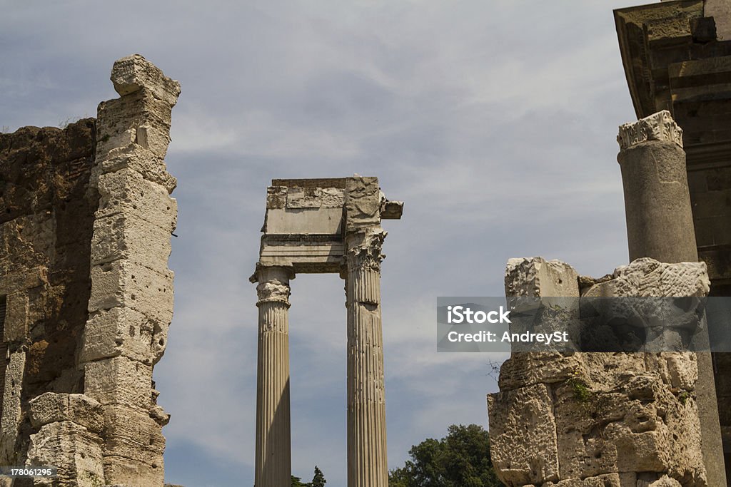 Ruins by Teatro di Marcello, Rome - Italy Apartment Stock Photo