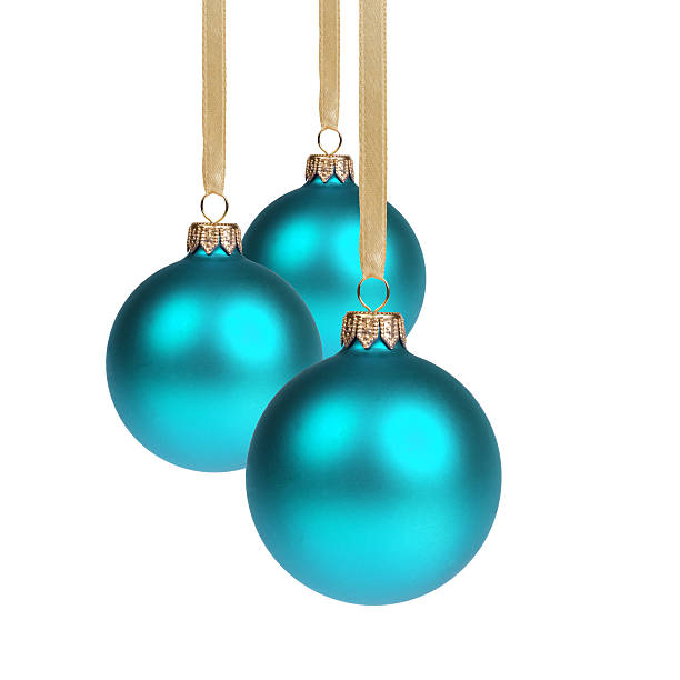 istock three christmas balls hanging on ribbon 178061855
