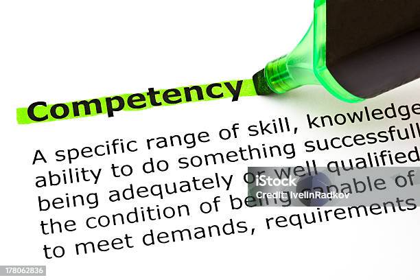 Definizione Delle Competenze - Fotografie stock e altre immagini di Efficacia - Efficacia, Abilità, Colore verde