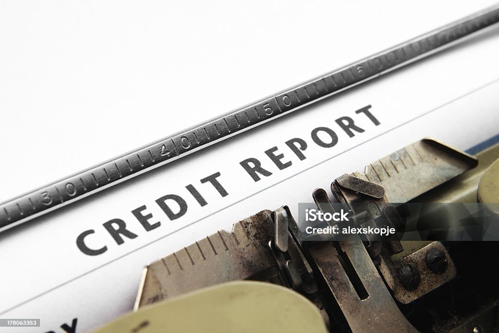 Relatório de crédito - Royalty-free Acessório Financeiro Foto de stock